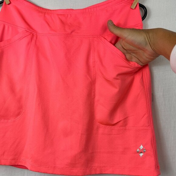 Jofit Mina Athletic Golf Skort‎ Womens XS Neon Pink Athletic Cycling Running - Picture 2 of 10